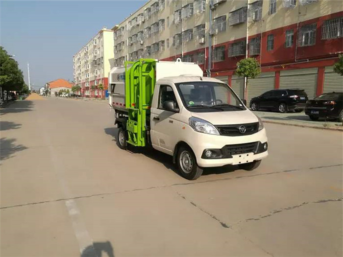 福田/汽油/4方挂桶车